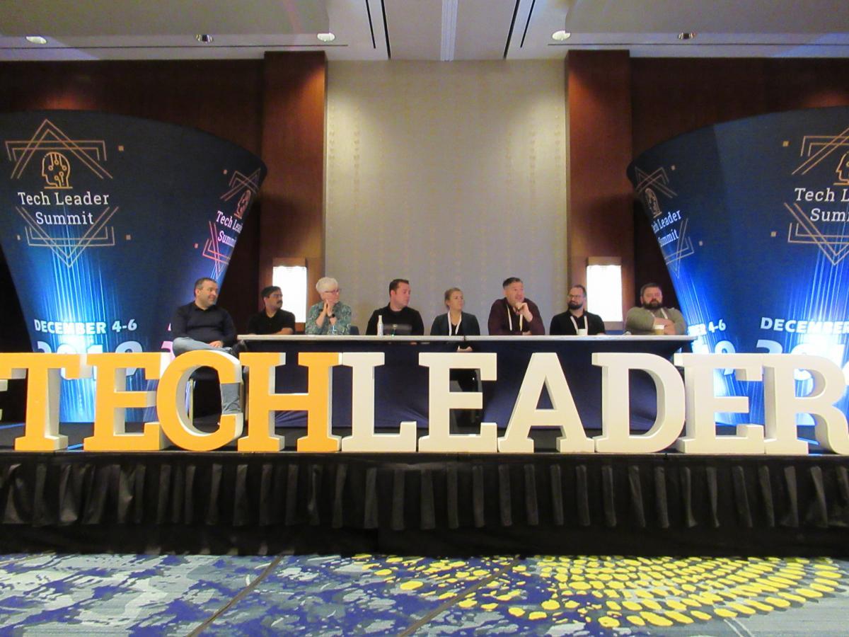 Josh on the Tech Leader Summit panel